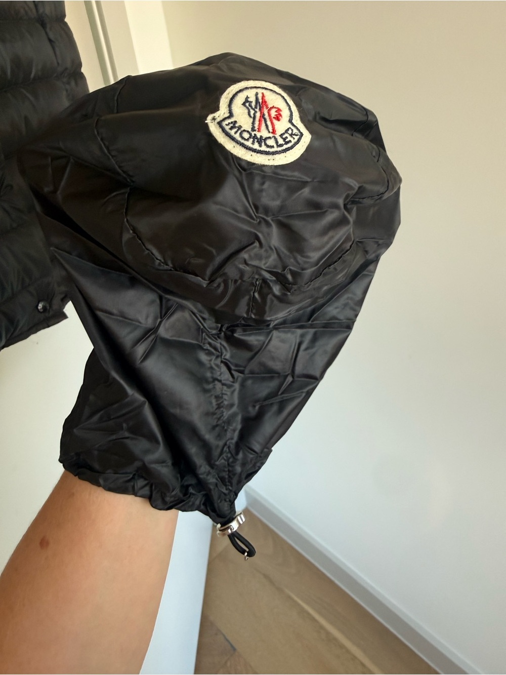 Moncler Liane Quilted Black Vest with Real Down - Picture 11 of 16